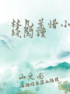 林凡叶惜小说在线阅读