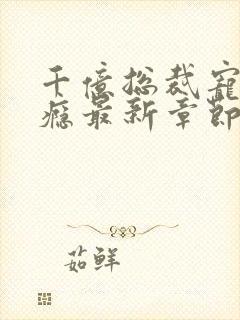 千亿总裁宠妻成瘾最新章节阅读