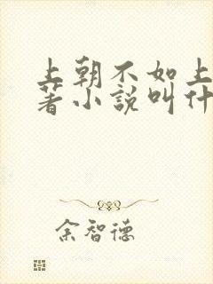 上朝不如上班原著小说叫什么名字