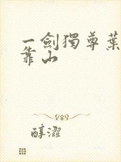 一剑独尊叶玄的靠山