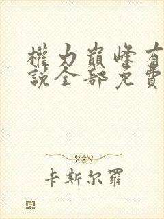 权力巅峰有声小说全部免费收听