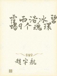 霍雨浩冰碧帝皇蝎9个魂环