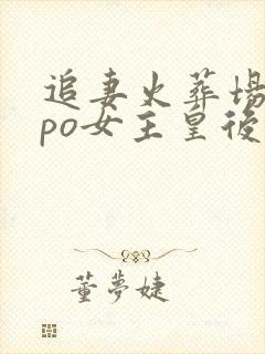 追妻火葬场古言po女主皇后