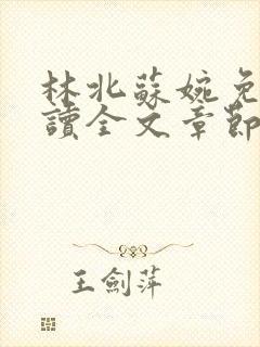 林北苏婉免费阅读全文章节