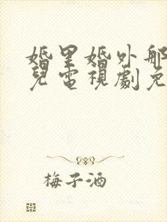 婚里婚外那些事儿电视剧免费观看