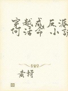 穿越成反派要如何活命 小说