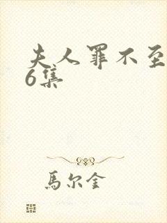 夫人罪不至死46集