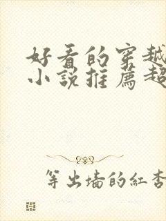 好看的穿越重生小说推荐超经典年代文