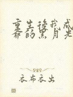 重生后我成了王爷的黑月光连载