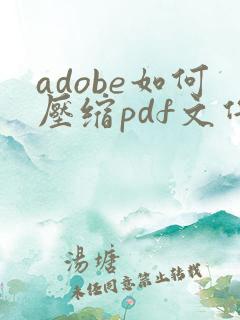 adobe如何压缩pdf文件大小在2m以内
