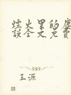 烟火里的尘埃小说全文免费阅读