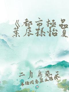 《都市极品医神叶辰孙怡夏若雪》