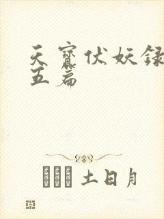 天宝伏妖录番外五篇