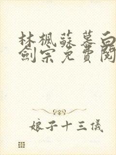 林枫苏慕白神霄剑宗免费阅读