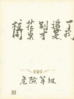 校花别追了高冷同桌才是我的txt