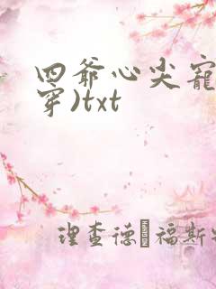 四爷心尖宠(清穿)txt
