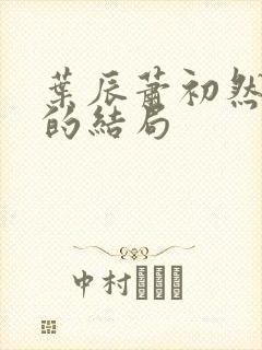 叶辰萧初然最后的结局