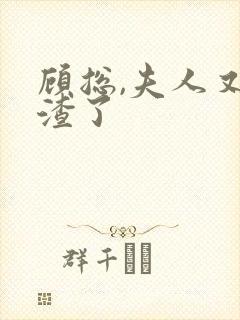 顾总,夫人又虐渣了