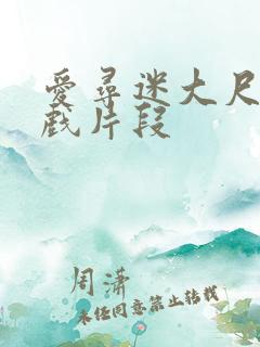 爱寻迷大尺度床戏片段