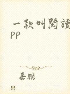 一款叫阅读的app