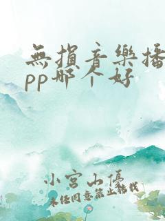 无损音乐播放app哪个好