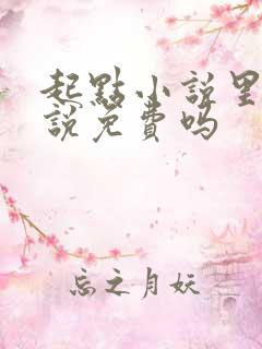 起点小说里的小说免费吗