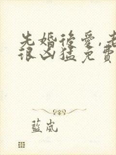 先婚后爱,老公很凶猛免费阅读