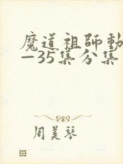 魔道祖师动漫1—35集分集