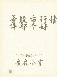 看股市行情的软件哪个好