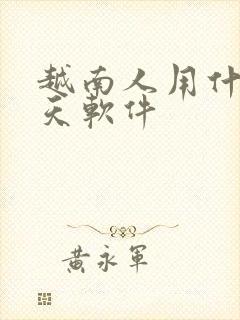 越南人用什么聊天软件