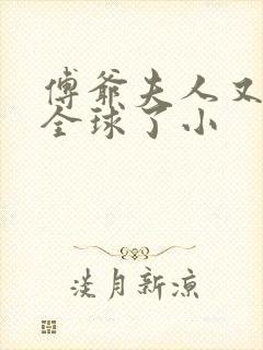 傅爷夫人又惊艳全球了小