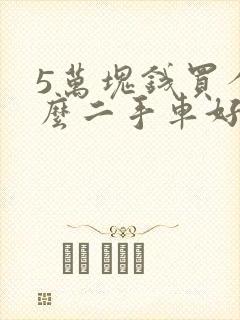 5万块钱买个什么二手车好