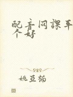 配音网课平台哪个好