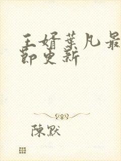 王婿叶凡最新章节更新