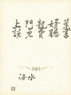 上门龙婿叶辰小说免费听书