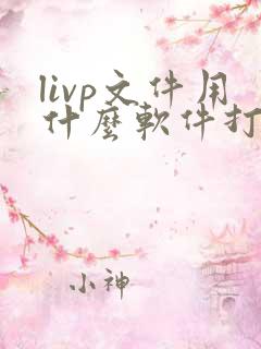 livp文件用什么软件打开