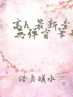 高h 最新章节 无弹窗 笔趣阁