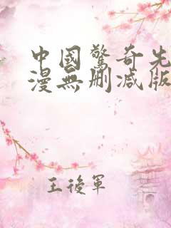 中国惊奇先生动漫无删减版