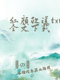 红颜政道txt全文下载