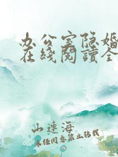 办公室隐婚轻黯在线阅读全文免费