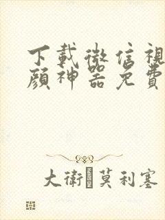 下载微信视频美颜神器免费