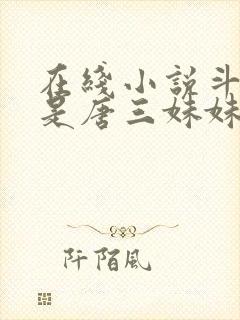 在线小说斗罗我是唐三妹妹