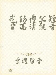 我的傻父短剧免费高清观看