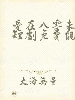 爱在八零未嫁时短剧免费观看