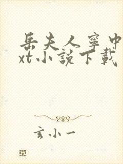 岳夫人宁中则txt小说下载