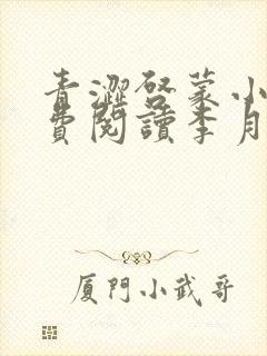 青涩启蒙小说免费阅读李月苏勇