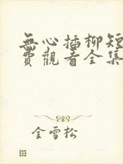 无心插柳短剧免费观看全集