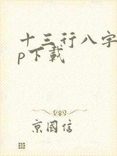 十三行八字app下载