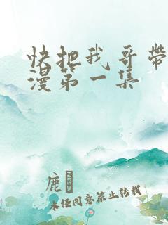 快把我哥带走动漫第一集