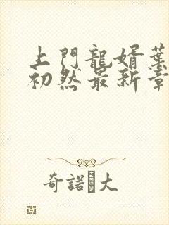 上门龙婿叶辰萧初然最新章节更新